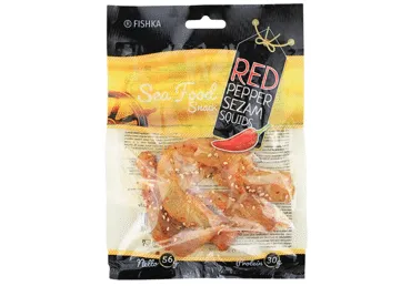 Kalmārs vītināts ar sezamu un čili FISH'KA 56g