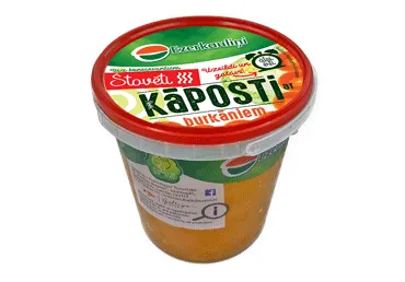 Kāposti štovēti ar burkāniem 750g