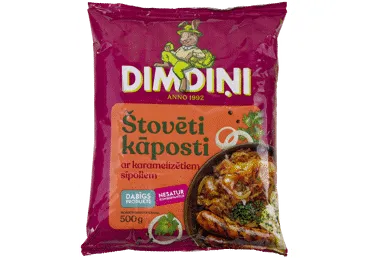 Kāposti štovēti ar karamelizētiem sīpoliem 500g