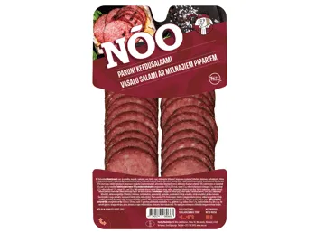 Karsti kūpināta cūkgaļas salami Vasaļu ar pipariem NOO 90g