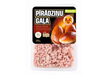 Karsti kūpināta Pīrādziņu cūkgaļa kubiciņos RGK 350g
