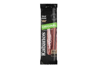 Karsti kūpinātas cūkgaļas Kabanos desiņas WELL DONE 120g