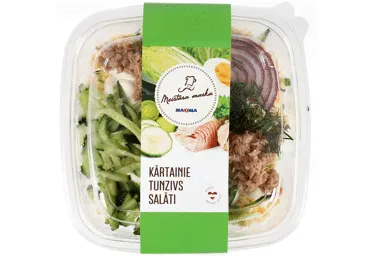 Kārtainie tunzivs salāti MEISTARA MARKA 450g
