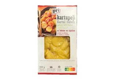 Kartupeļi vārīti ar bekonu un sīpoliem 430g