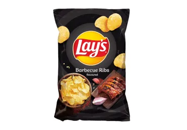 Kartupeļu čipsi LAY'S ar BBQ ribiņu garšu 130g