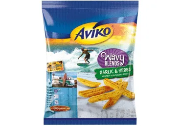 Kartupeļu strēmelītes ar ķiplokiem AVIKO 600g