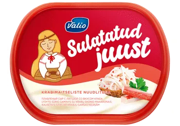 Kausētais siers VALIO krabju nūjiņu garšu185g