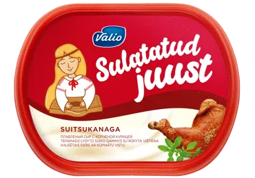 Kausēts siers VALIO ar kūpinātas vistas garšu 185g
