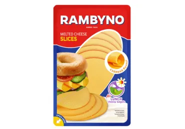 Kaus.siers šķēlēs RAMBYNO Čedaras 150g