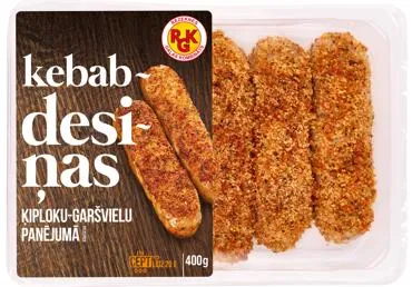 Kebabdesiņas ķiploku-garšvielu RGK 400g