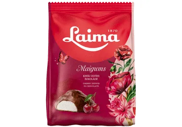 Ķiršu zefīrs šokolādē Maigums LAIMA 175g