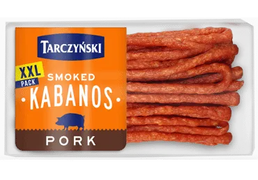 Karsti kūpinātas cūkgaļas desiņas Kabanos TARCZYNSKI 440g