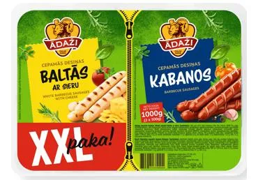 Komplekts desiņas Baltās un Kabanos 2x500g