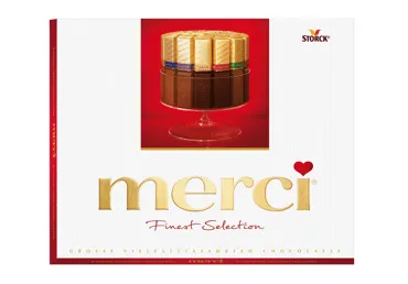 Konfekšu kārba MERCI 250g 