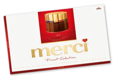 Konfekšu kārba MERCI asorti 400g