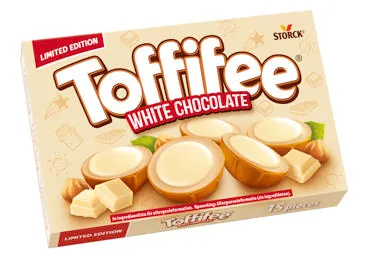 Konfekšu kārba White TOFFIFEE 125g