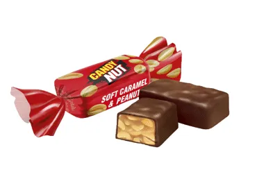 Konfektes šok. glazūrā CANDY NUT sver.