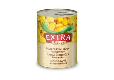 Konservēta kukurūza EXTRA LINE 400g