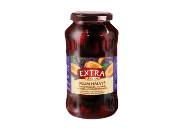 Konservētas plūmju pusītes 720g