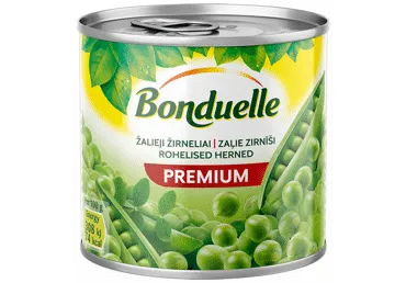 Konservēti zaļie zirnīši BONDUELLE 200g