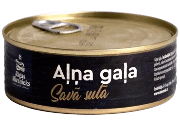 Konservi Aļņa gaļa savā sulā RM 240g