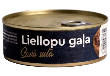 Konservi Liellopu gaļa savā sulā RM 240g