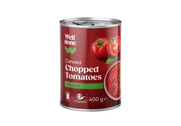 Kons.tomāti ar bazil.sasm.WELL DONE 400g