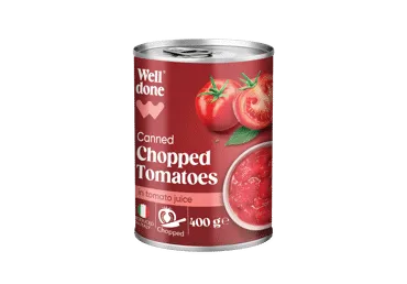 Kons.tomāti sasm. WELL DONE 400g