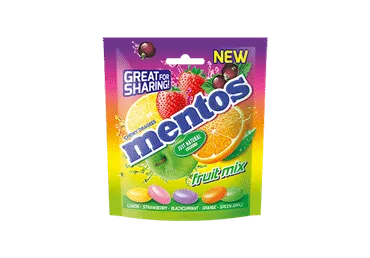 Košļājamās konf. MENTOS Fruit Mix 160g