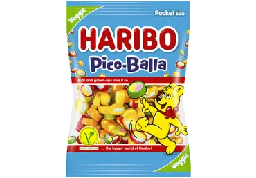 Košļājamās konfektes HARIBO PICO BALLA 85g