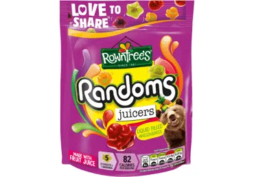 Košļājamās konfektes Juicers ROWNTREES 140g