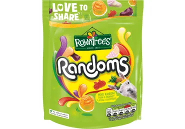 Košļājamās konfektes Pouch bag ROWNTREES 150g