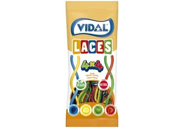 Košļājamās konfektes šnores VIDAL 85g