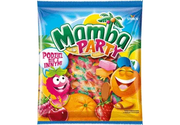 Košļājamās konfektes MAMBA Party 140g