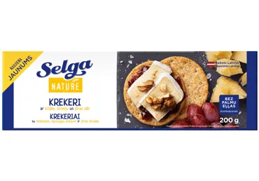 Krekeri ar klijām Nature SELGA 200g