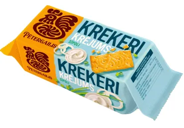 Krekeri PĒTERGAILIS krējums sīpoli 72g