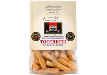 Krekeri Tocchetti sīpoli GOURMANTE 150g