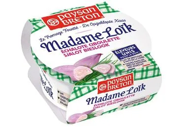Krēmsiers ar šalotes sīpoliem un maurlokiem Madame Loik 150g