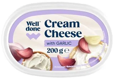Krēmsiers WELL DONE ar ķiplokiem 200g