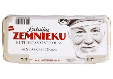 Kūtī dētas olas ZEMNIEKU A kategorija 10gab.