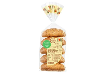 Kviešu maizītes BROKASTU ar graudiem 250g