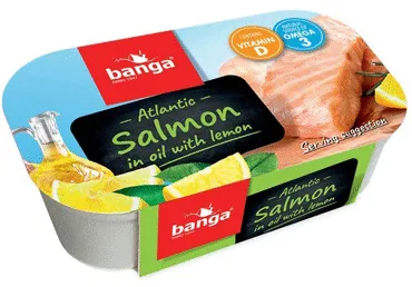Lasis eļļā ar citronu BANGA 120g