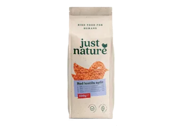 Lēcas sarkanās šķeltas JUST NATURE 500g
