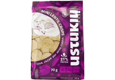 Lēcu kraukšķi ar krējumu un sīpoliem USTUKIU 70g