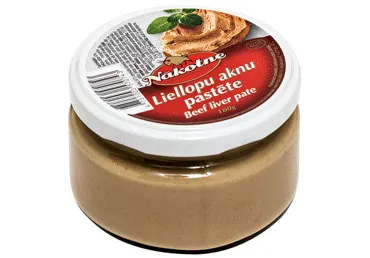 Liellopa aknu pastēte NĀKOTNE 180g