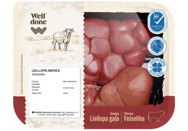 Liellopa nieres WELL DONE fas.