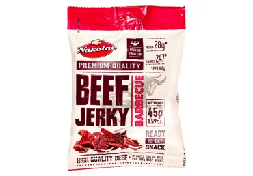 L/l uzkoda Beef Jerky BBQ NĀKOTNE 45g