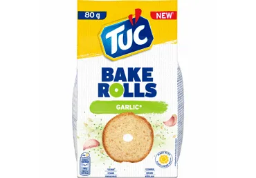 Maizes čipsi ar ķiplokiem TUC 80g