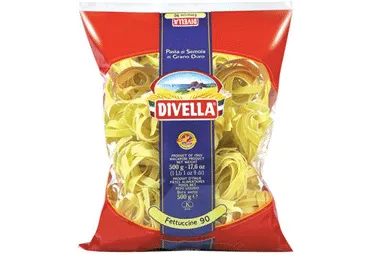 Makaroni Fetucine nūdeles Nr.90 DIVELLA 500g