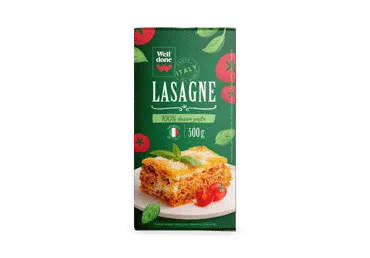 Makaroni LASAGNE WELL DONE 500g